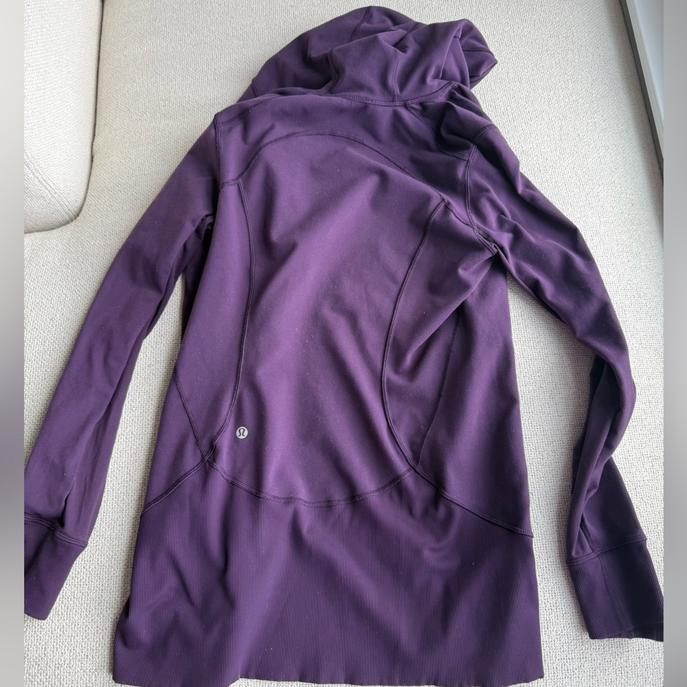 Women's Lululemon Purple Hooded Zip Up - Picture 3 of 10